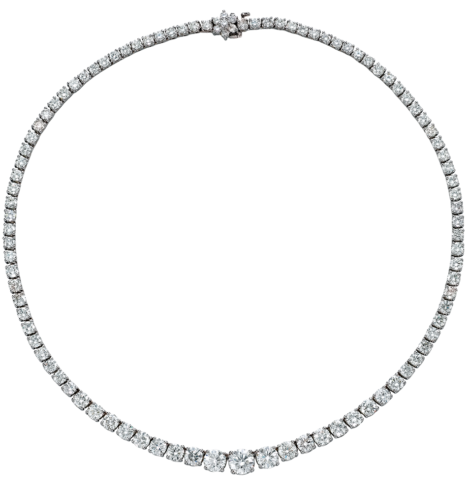 Riviera Necklace, Platinum, 11.71ct £21000